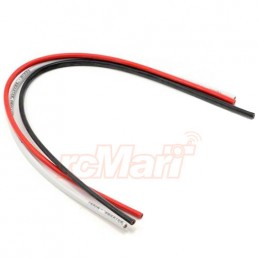12awg Silicone Power Wire 3 pcs 12 inches Red/ Black / White