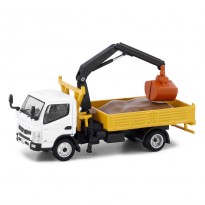 1/76 Mitsubishi FUSO Canter Grab Lorry City 193 Diecast Scale Model Car